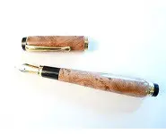 Stylo plume en loupe d'orme