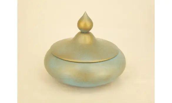 Coffret en hêtre laqué