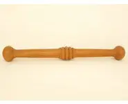 Bâton qi gong olive rainure grand B41R