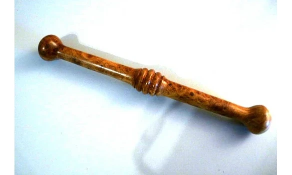 Bâton qi gong B41RL en loupe d'orme