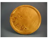 Plateau de service en loupe de peuplier