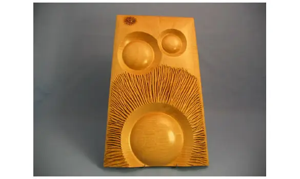 Tableau planètes en érable ondé