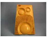 Tableau planètes en érable ondé