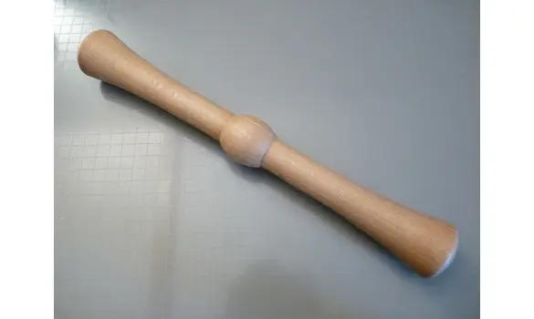 Bâton qi gong en hêtre