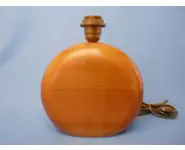 Pied de lampe en merisier